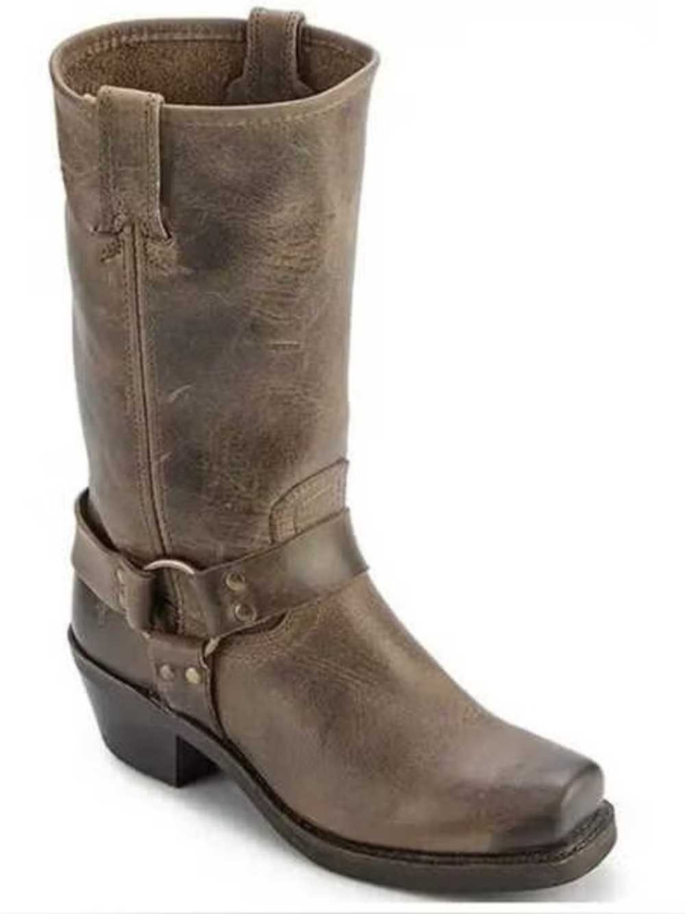 FRYE & CO. Lorrie Harness 12 Boots – Women’s Size 10 – Tall Brown Distressed Boo